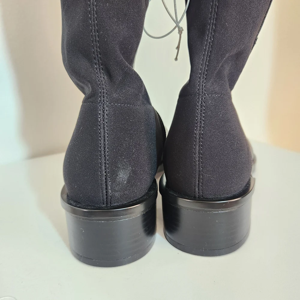 Calvin Klein Black Over the Knee Stretch Boots Size 7 NWOT